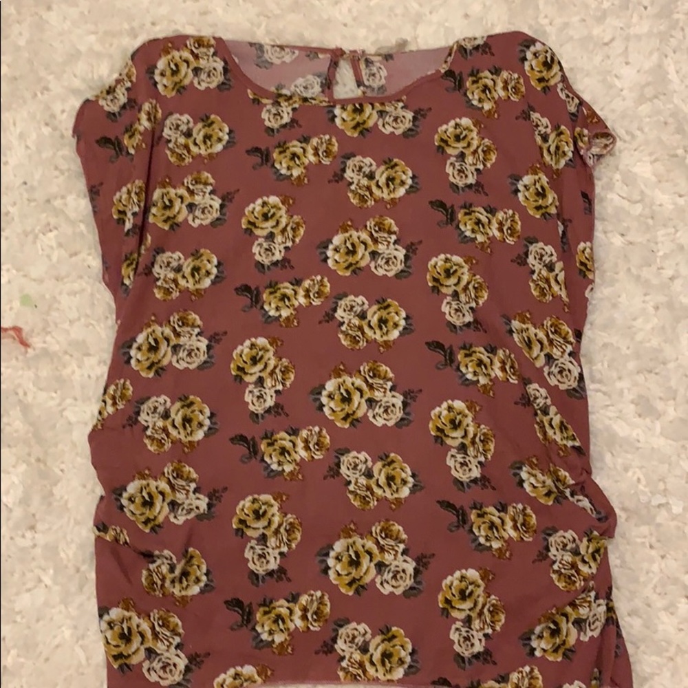 Flowered blouse